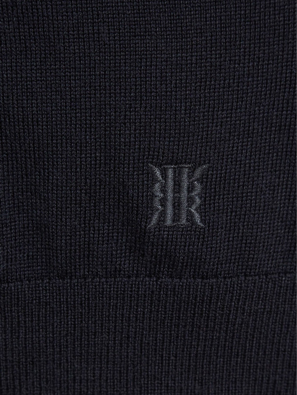 Children & Baby 4-9 yrs Merino Wool Zip-Neck Jumper in Navy
