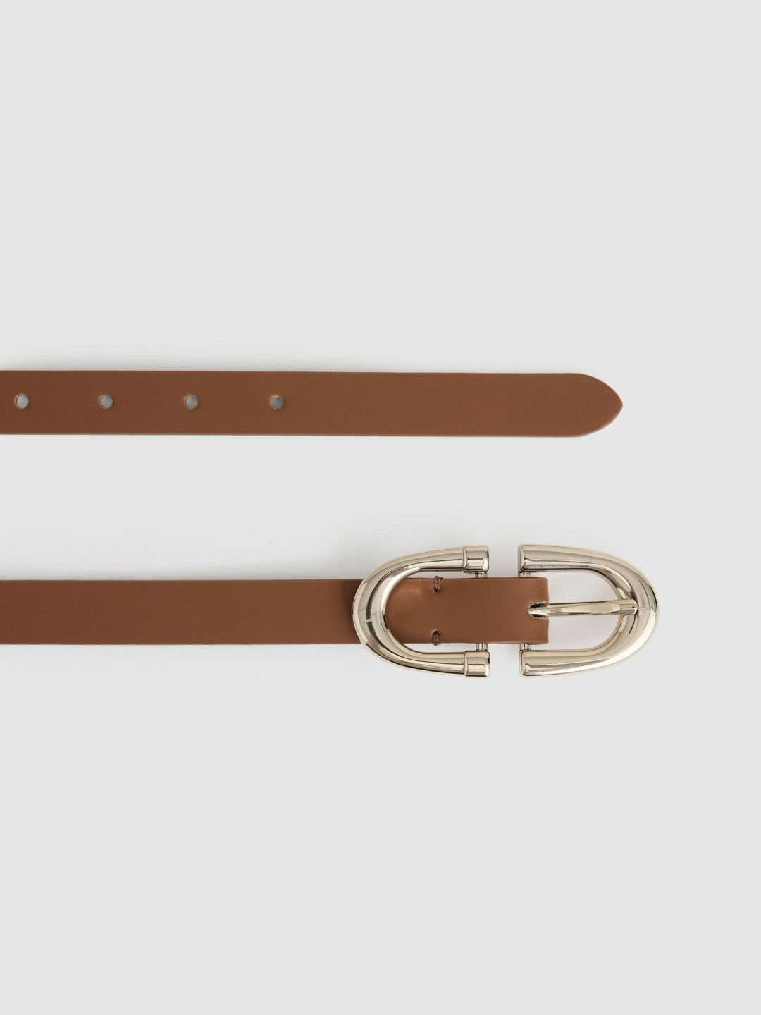 Women Horseshoe Belt in Tan