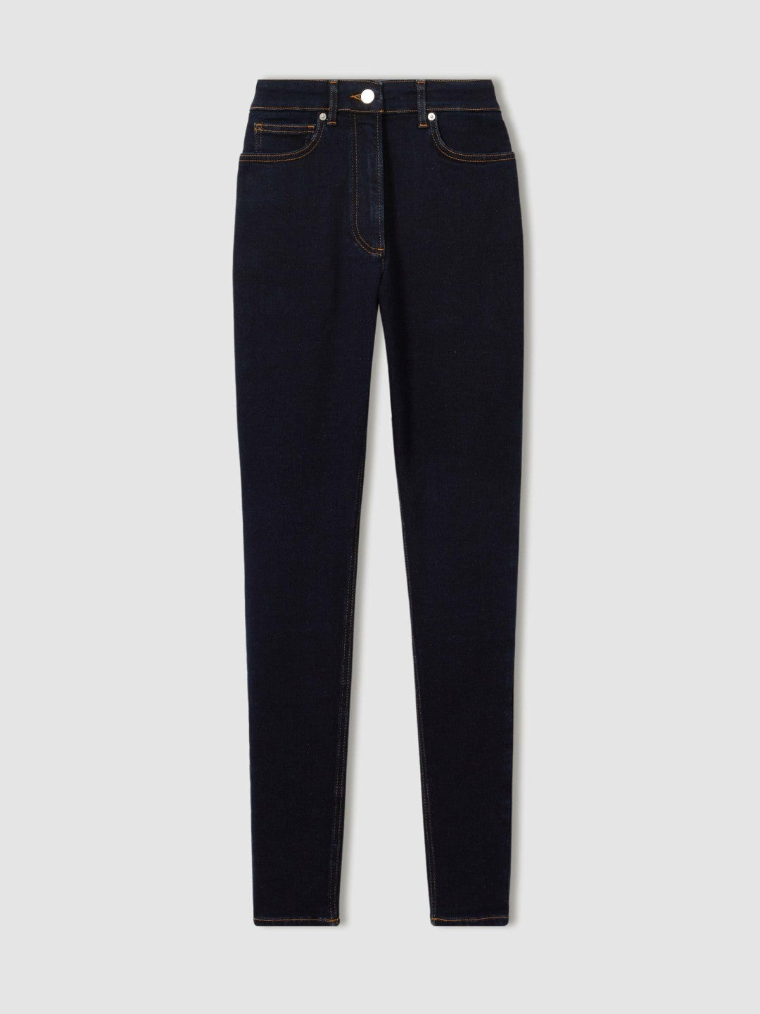 Women Petite Skinny Jeans in Dark Blue