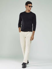 Men Straight-Leg Jeans in White