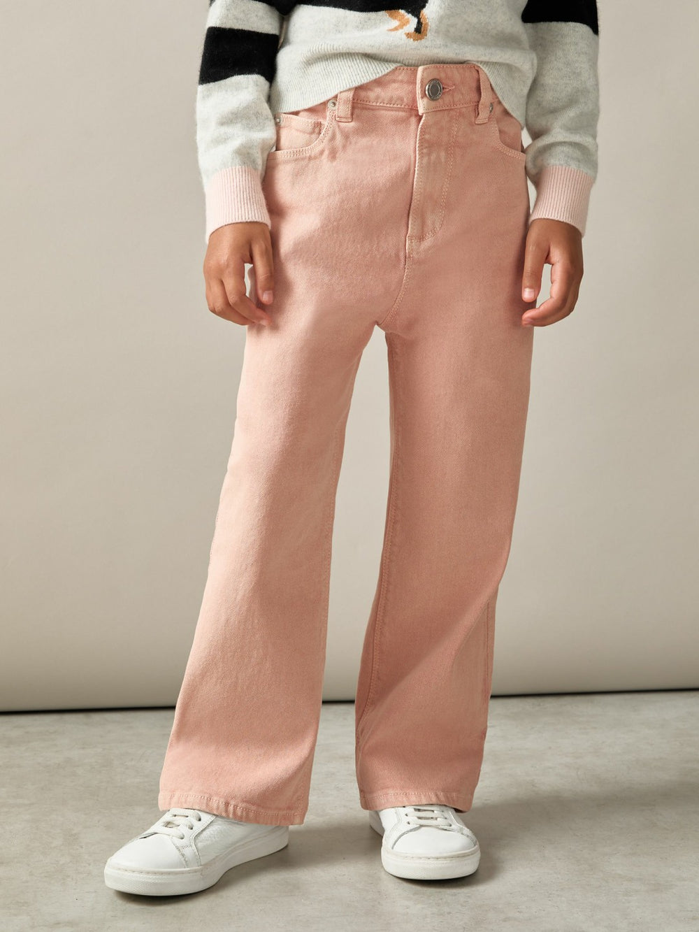 Children & Baby 13-14 yrs Wide-Leg Jeans in Pink