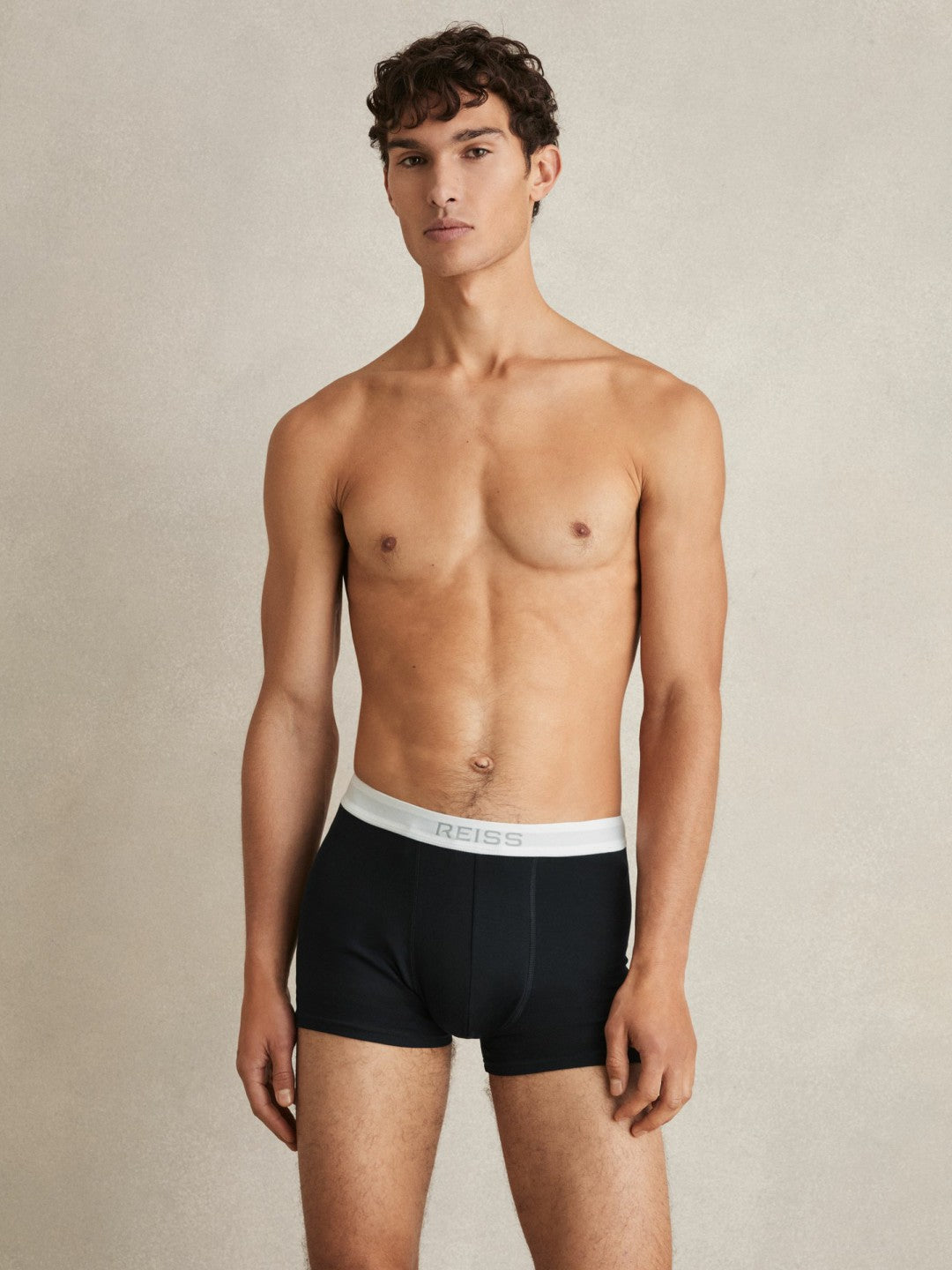 Men Stretch-Cotton Boxers 3 Pack in Blue Multi