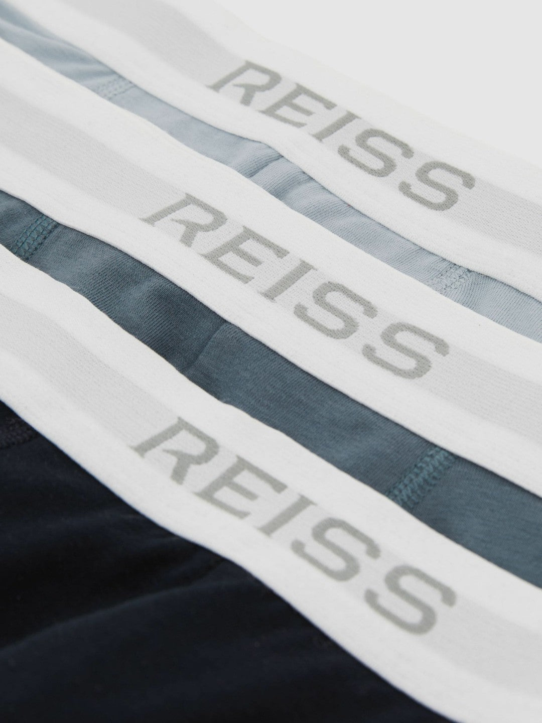Men Stretch-Cotton Boxers 3 Pack in Blue Multi