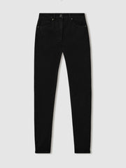 Women Petite Skinny Jeans in Black