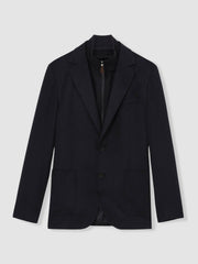 Men Single-Breasted Blazer With Gilet Insert Regular-Fit in Navy