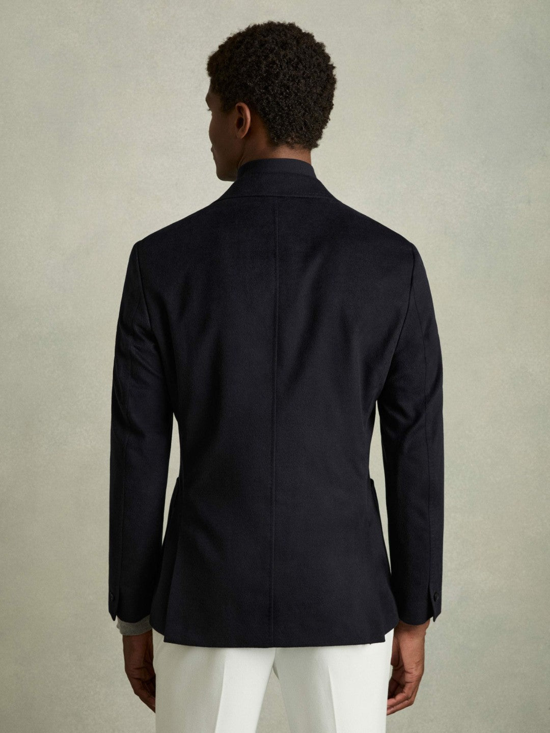 Men Single-Breasted Blazer With Gilet Insert Regular-Fit in Navy
