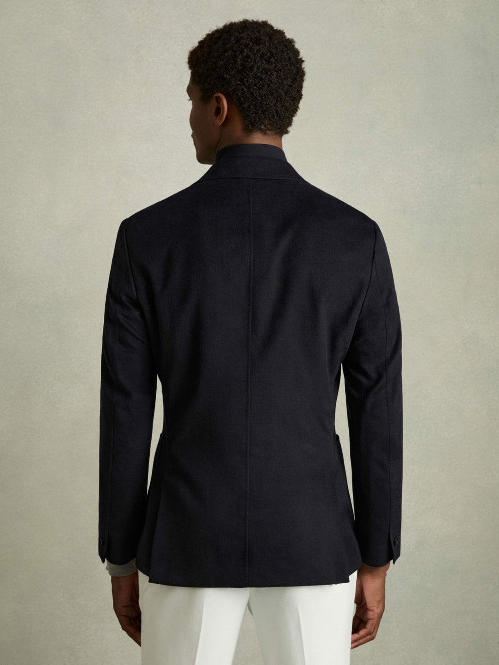 Men Single-Breasted Blazer With Gilet Insert Regular-Fit in Navy