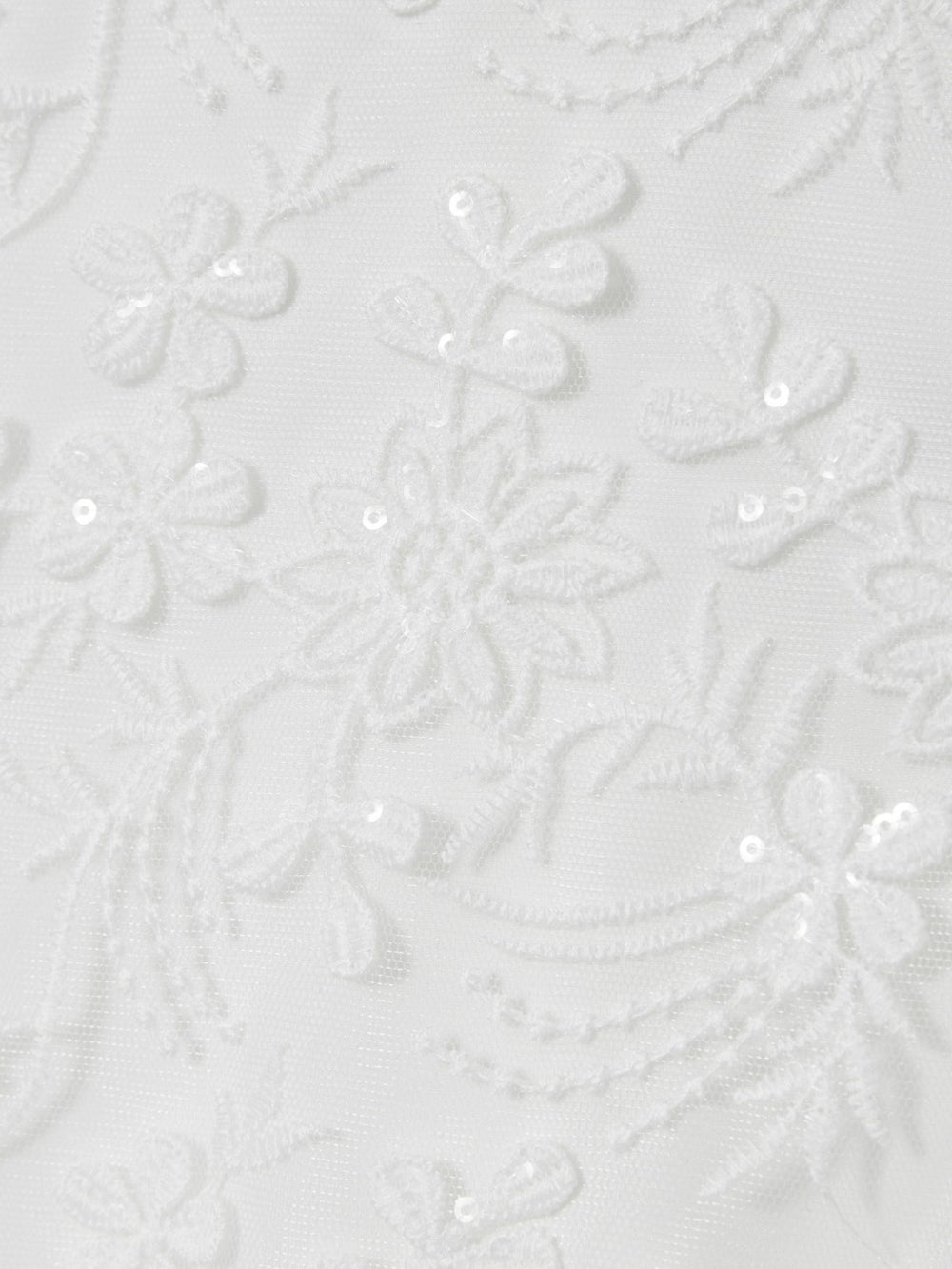 Children & Baby 4-9 yrs Tulle Floral-Embroidered Bridesmaid Dress in Ivory