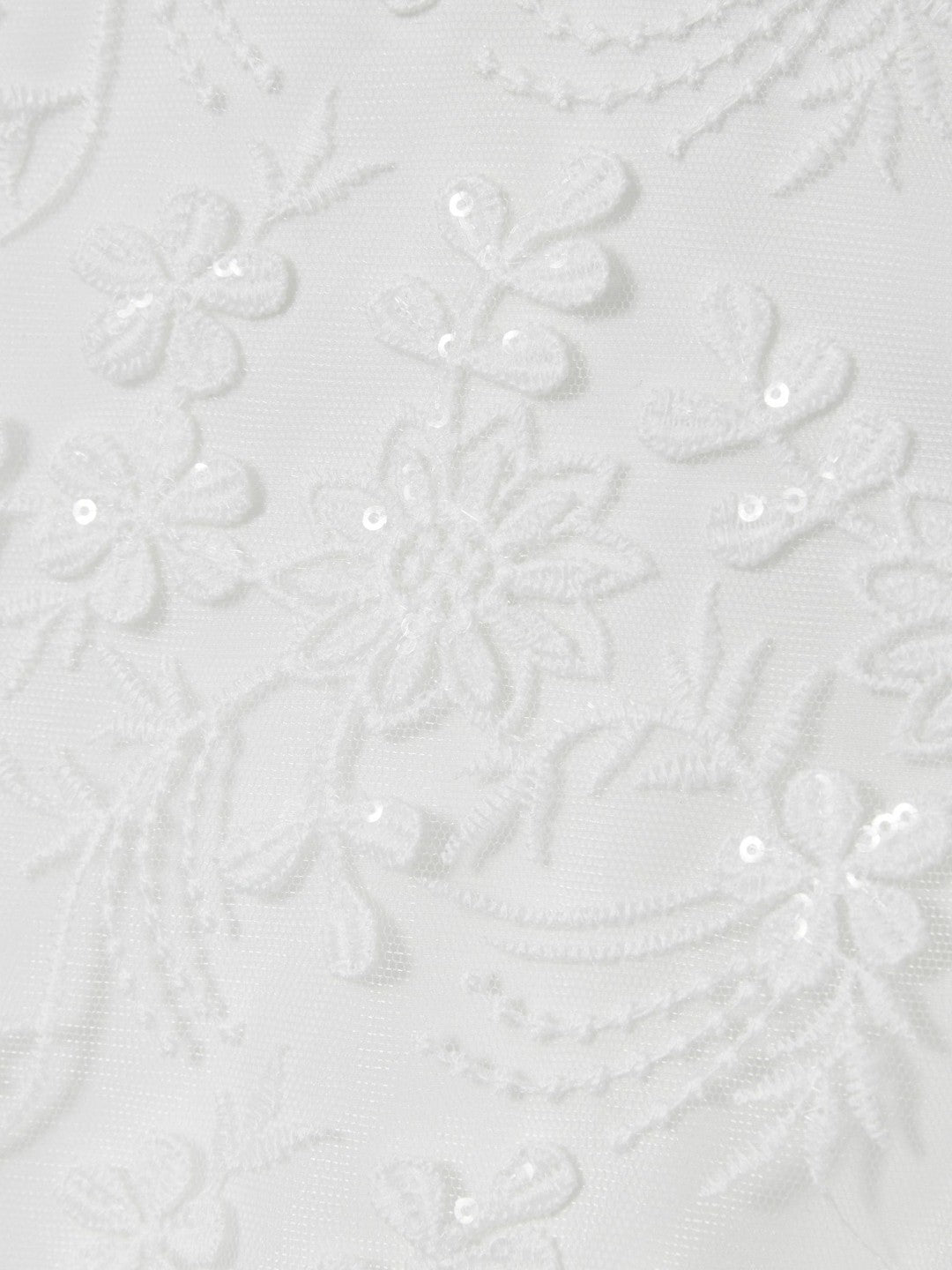 Children & Baby 9-13 yrs Tulle Floral-Embroidered Bridesmaid Dress in Ivory
