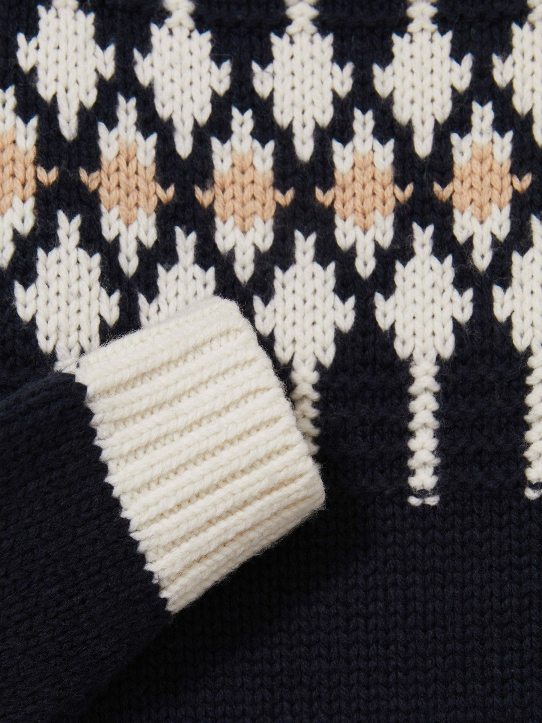 Children & Baby 9-13 yrs Wool-Blend Fair Isle Roll-Neck Dress in Navy