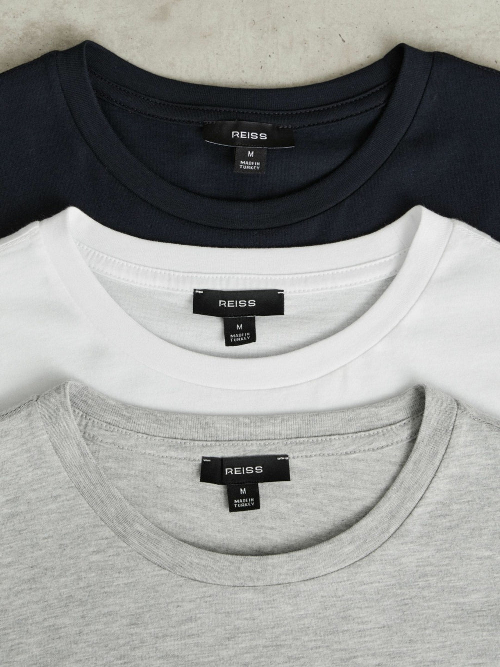 Men Cotton-Jersey Crew-Neck T-shirts 3 Pack in Multi