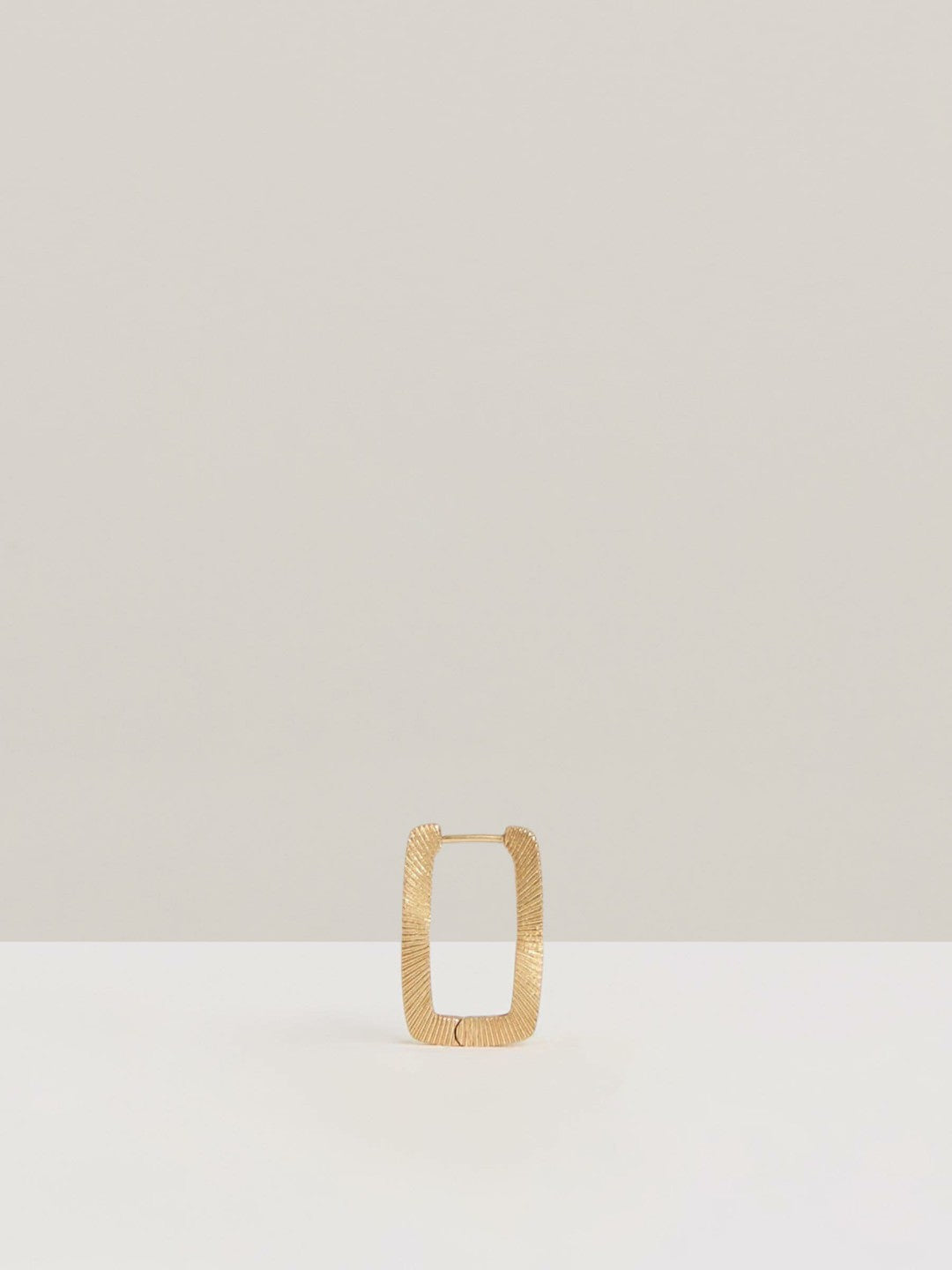 Women Geometric Hoop Earrings in Gold Tone