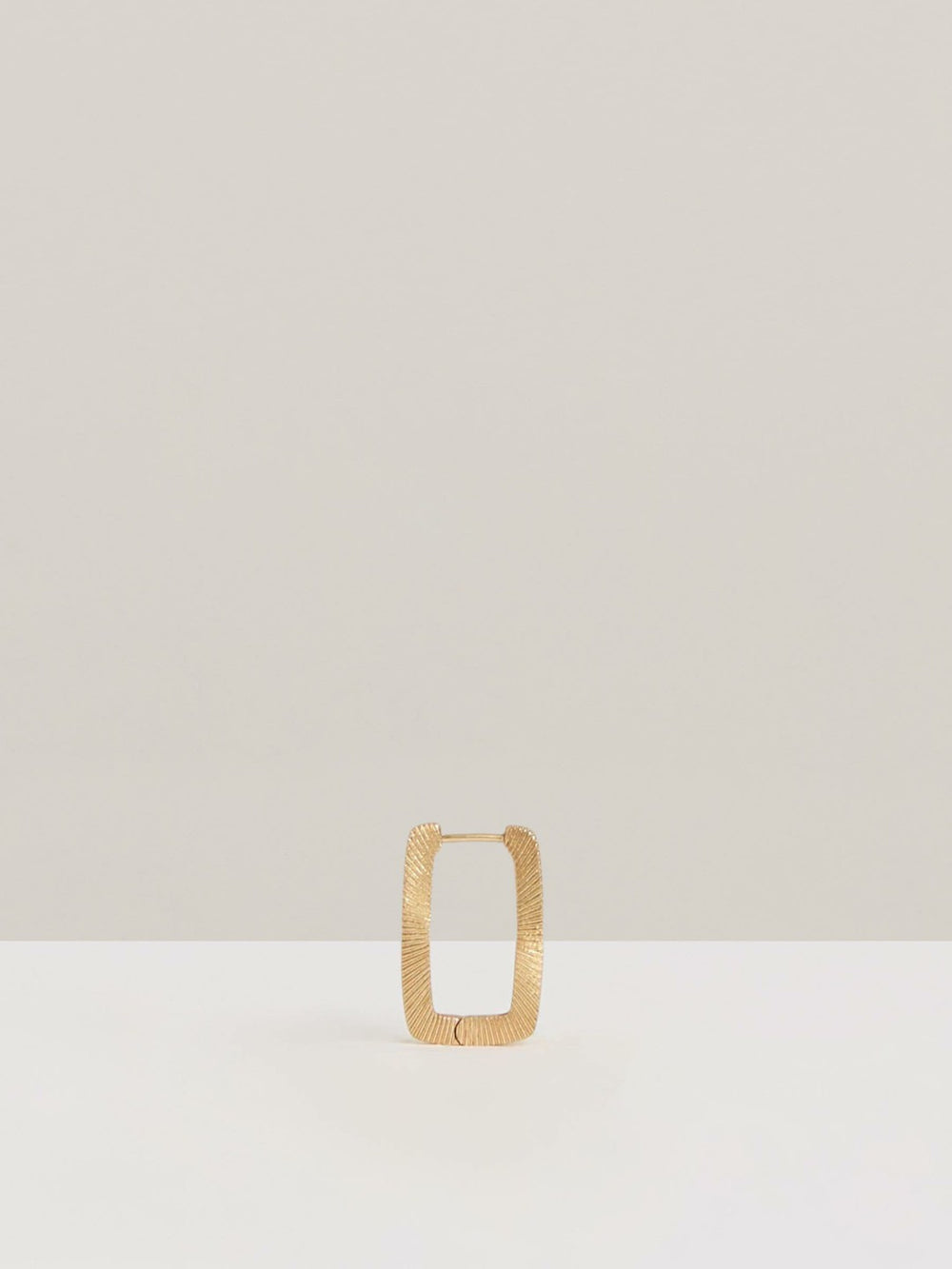 Women Geometric Hoop Earrings in Gold Tone