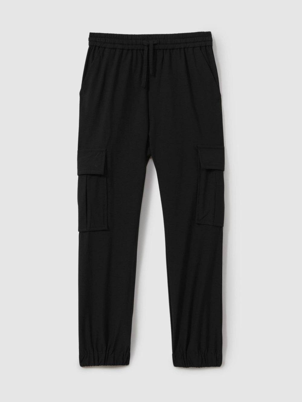 Children & Baby 3-9 yrs Technical Drawstring Trousers in Black