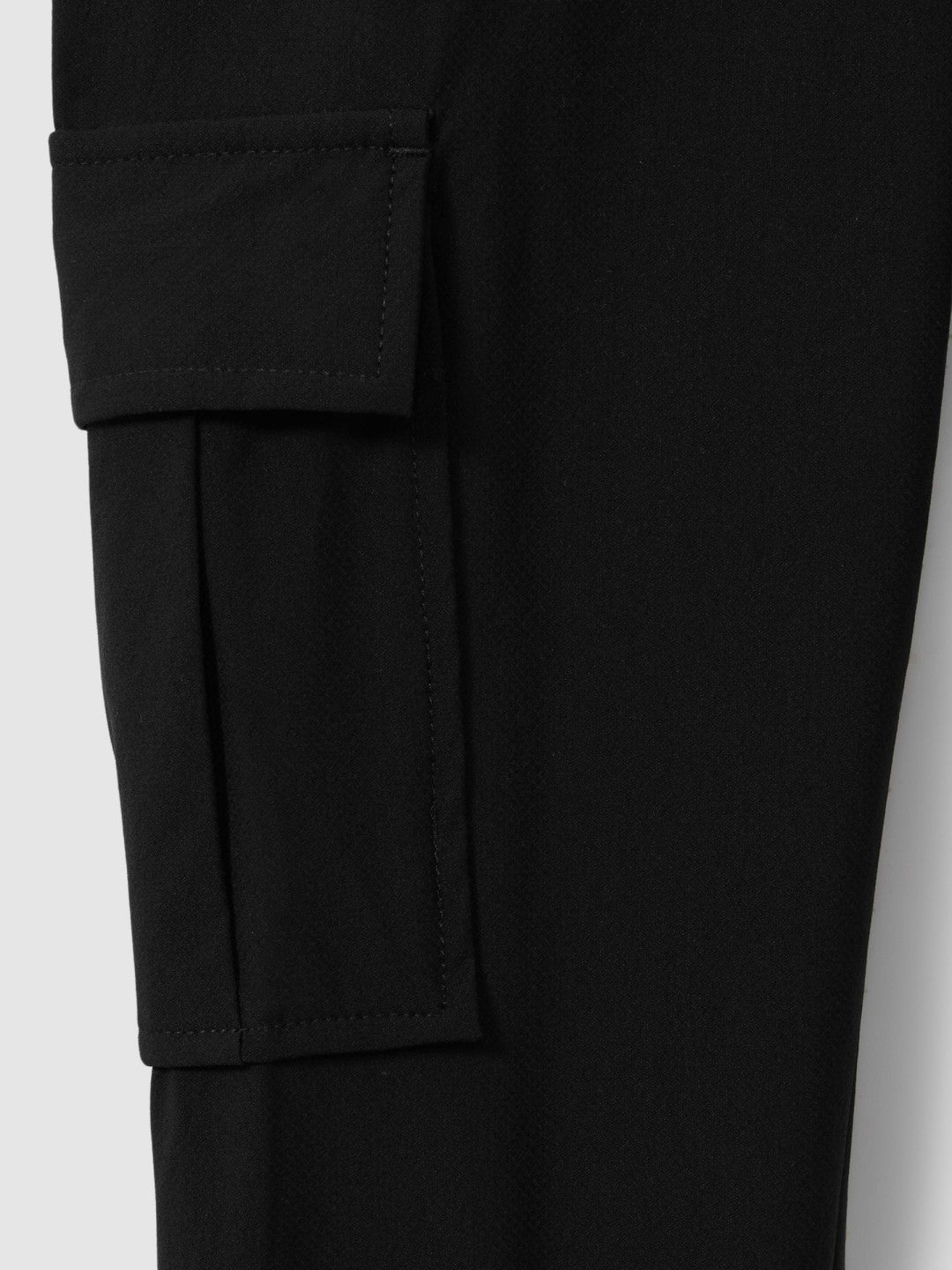 Children & Baby 3-9 yrs Technical Drawstring Trousers in Black
