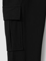 Children & Baby 9-14 yrs Technical Drawstring Trousers in Black