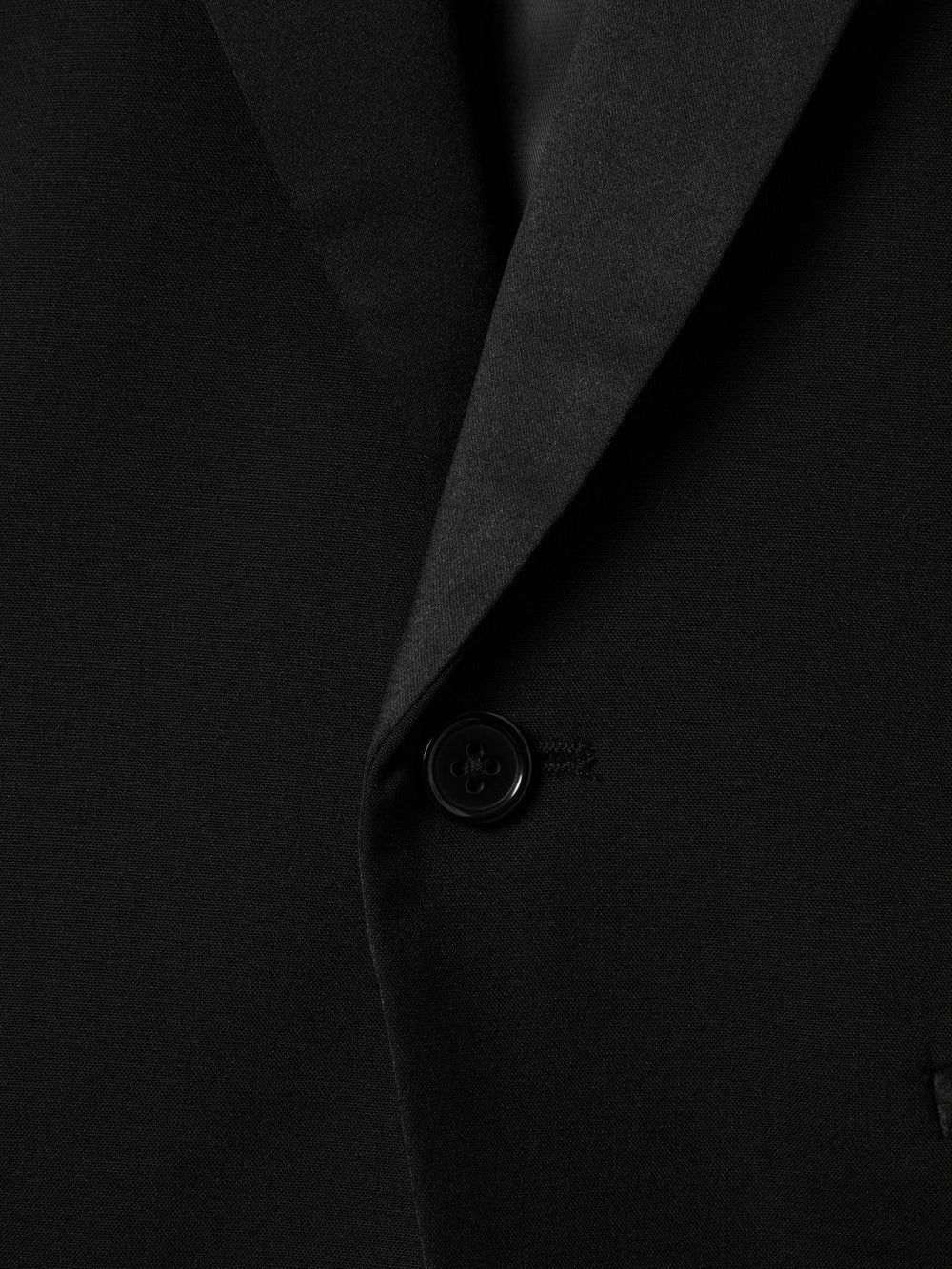 Children & Baby 9-13 yrs Tuxedo Satin Single Breasted Blazer in Black