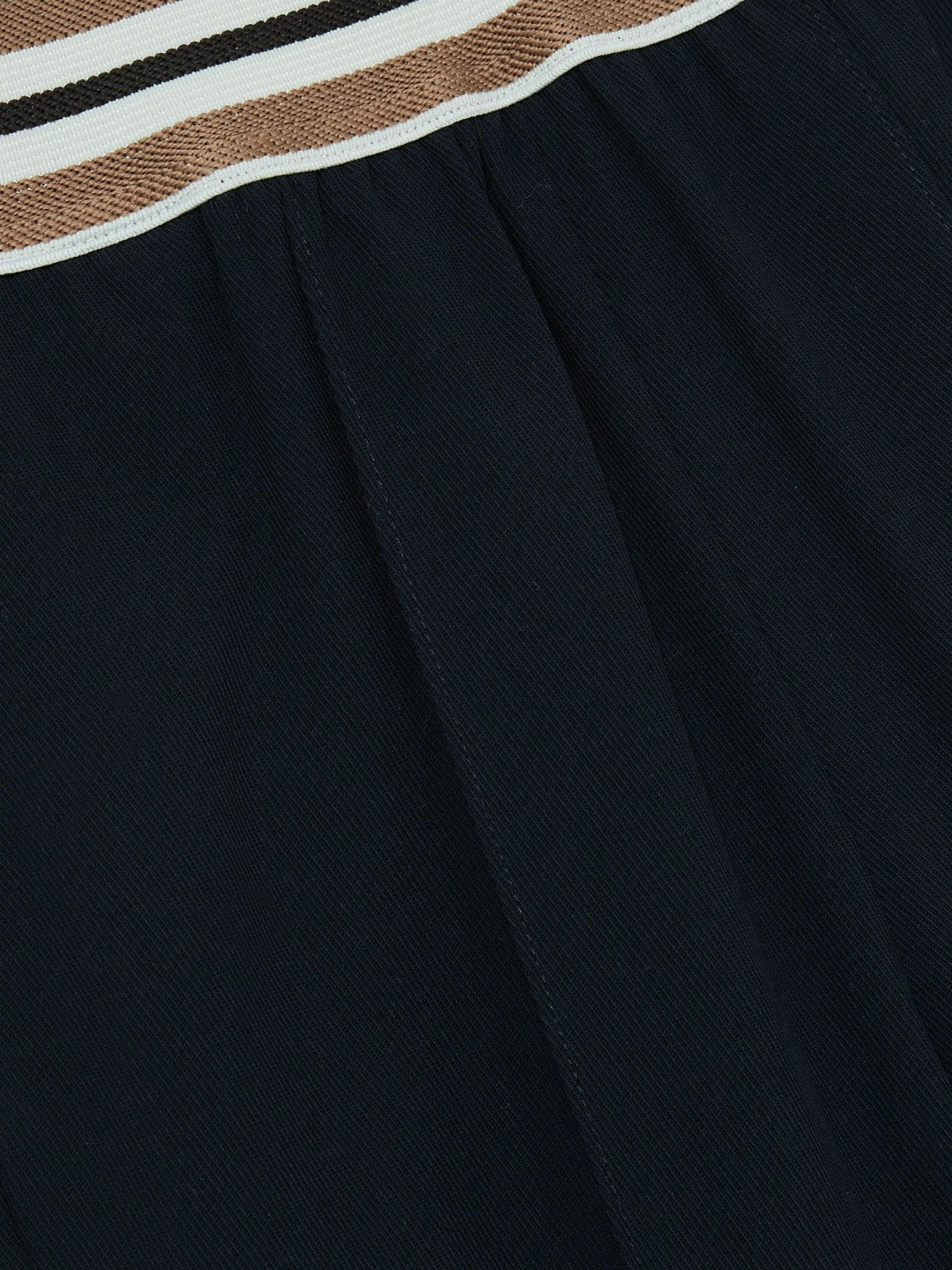 Children & Baby 4-9 yrs Stripe-Waistband Wide-Leg Trousers in Navy