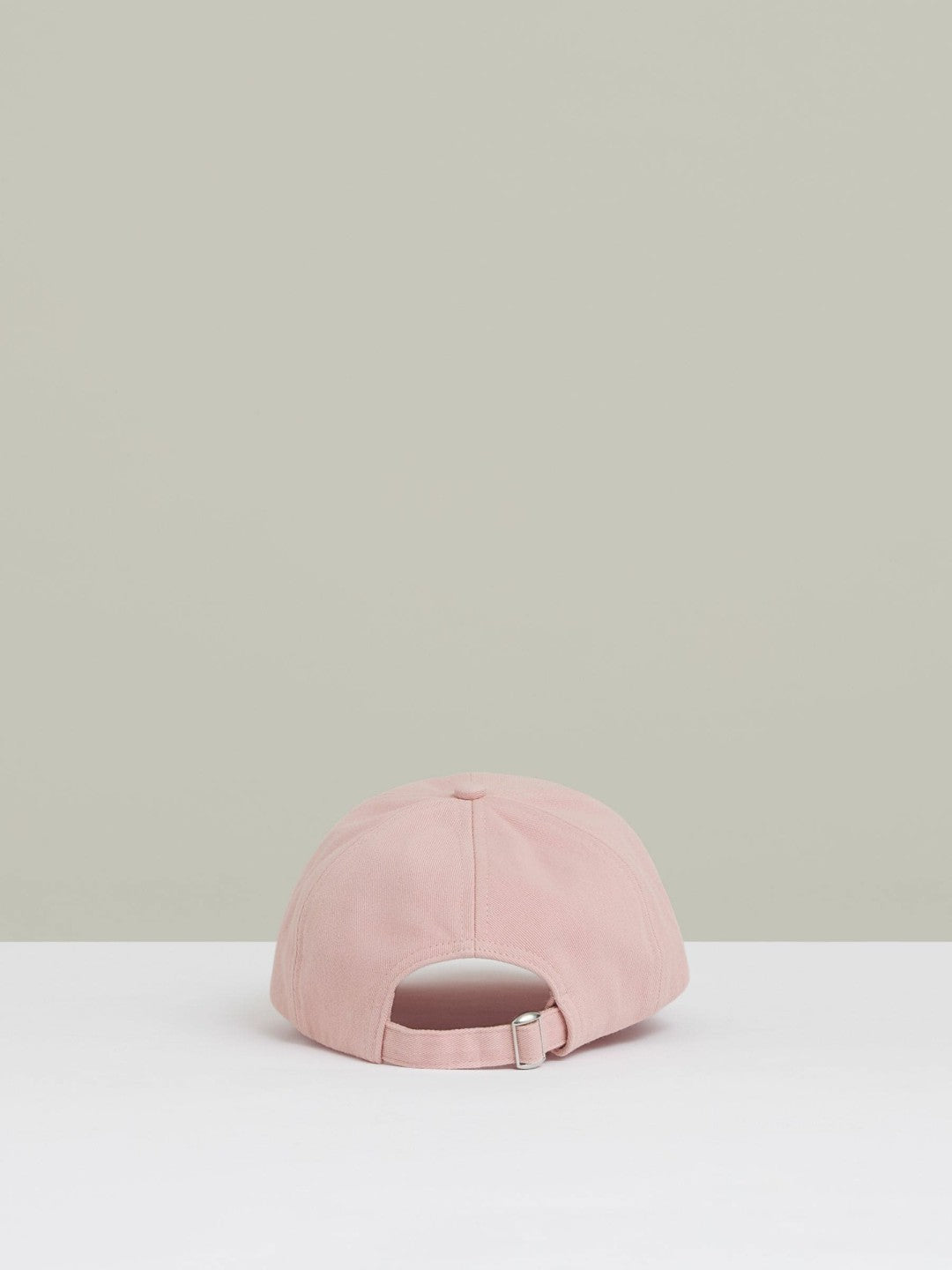 Men Cotton Logo-Embroidered Baseball Cap in Washed Pink