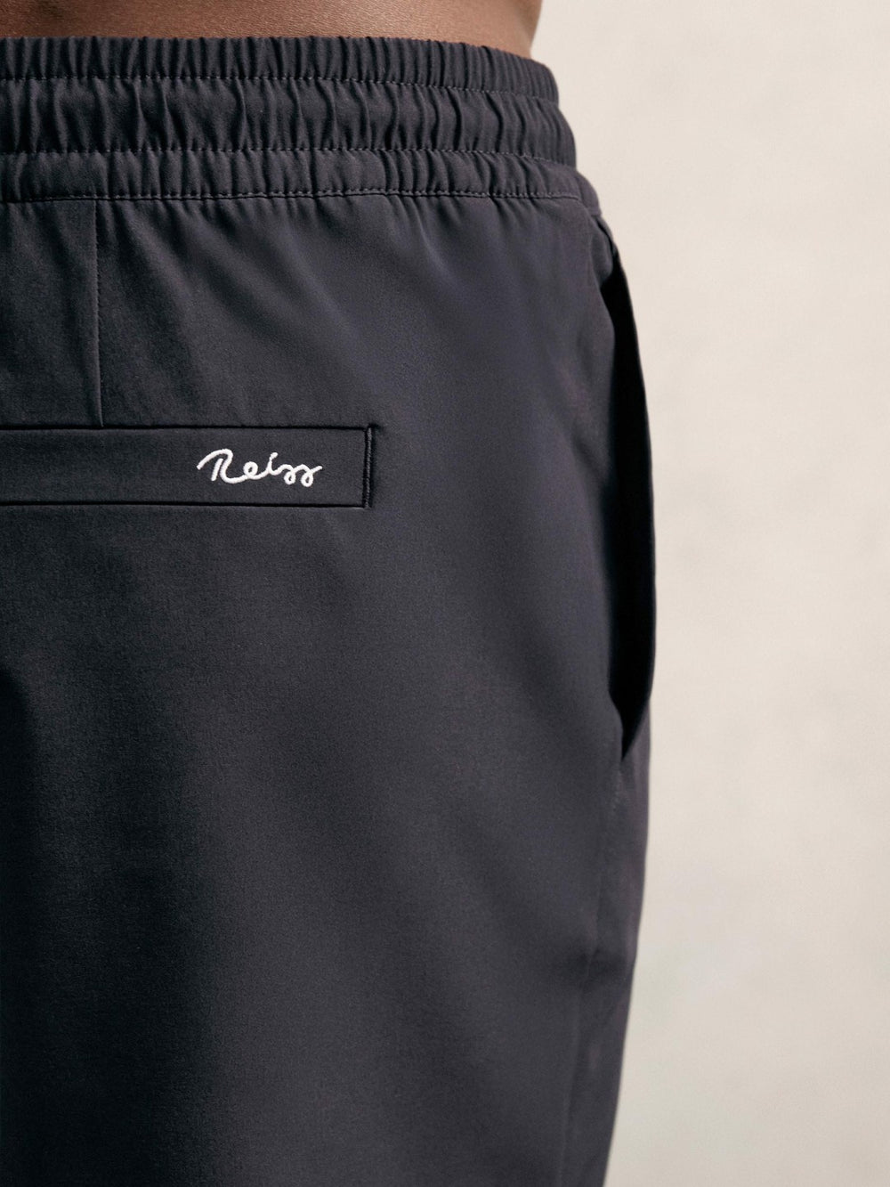 Men Drawstring Swim Shorts in Navy