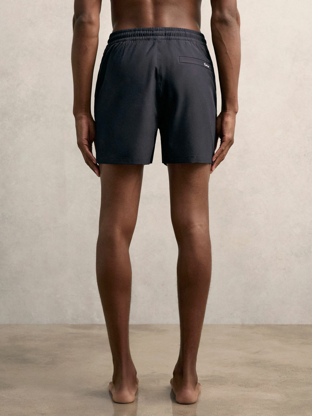 Men Drawstring Swim Shorts in Navy