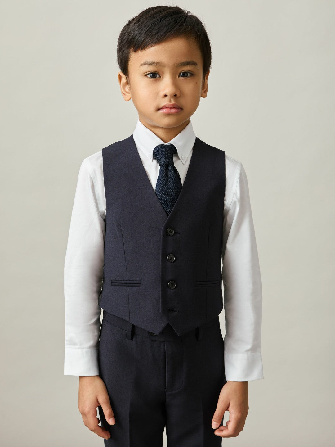 Children & Baby 9-13 yrs Wool Blend Waistcoat in Navy