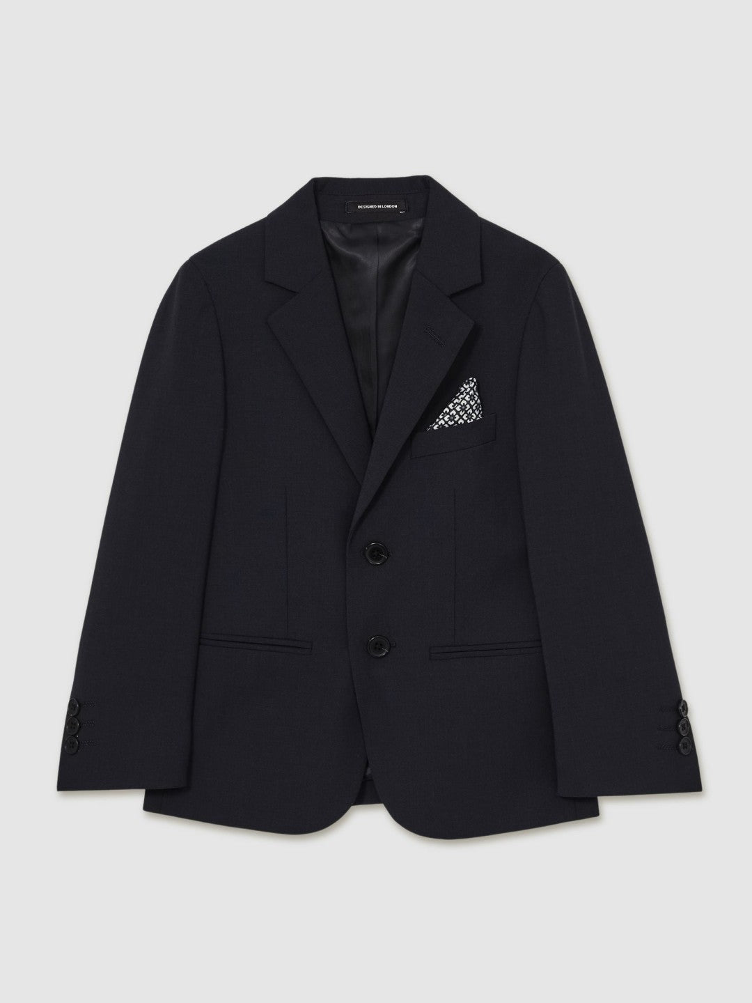 Children & Baby 3-9 yrs Wool-Blend Single-Breasted Suit Blazer in Navy