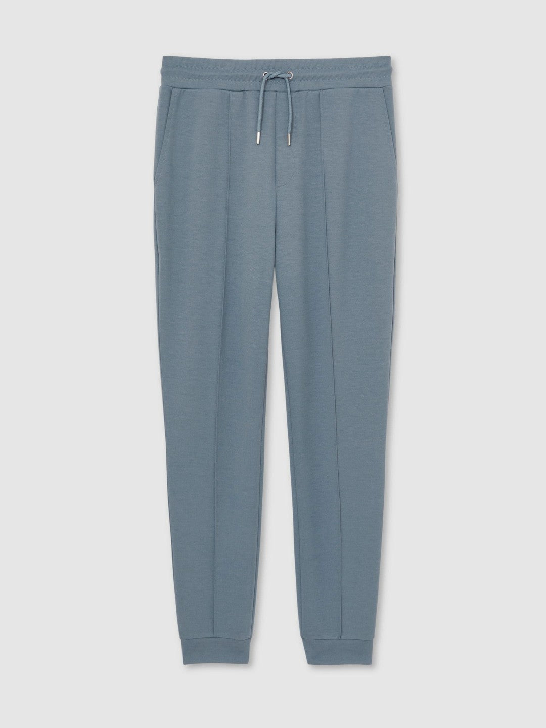 Men Drawstring Jersey Joggers in Airforce Blue