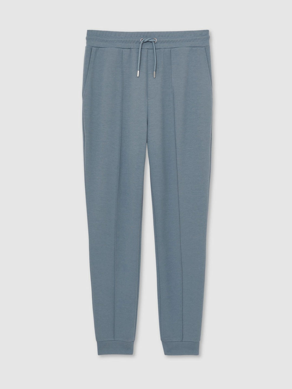 Men Drawstring Jersey Joggers in Airforce Blue