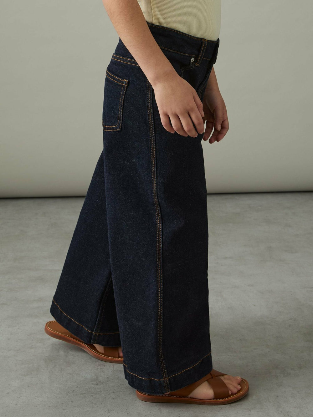Children & Baby 13-14 yrs Wide-Leg Jeans in Indigo