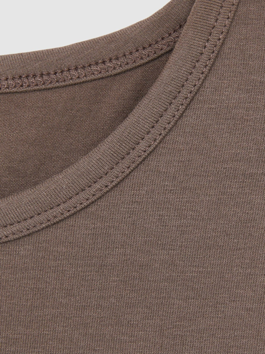 Women Stretch-Cotton Crew-Neck T-Shirt in Mink