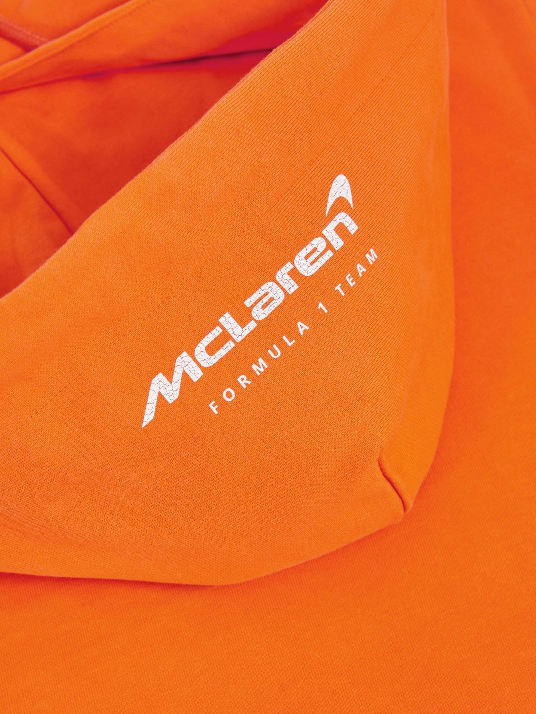 Men McLaren F1 Team Oversize Toggle Hoodie Unisex Fit in Papaya Orange