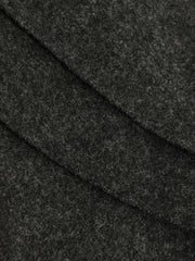 Men Wool and Cashmere Scarf in Charcoal