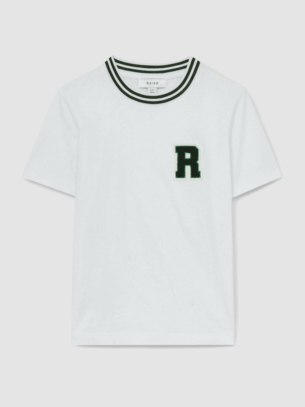 Children & Baby 9-13 yrs Cotton Letter Patch T-Shirt in White