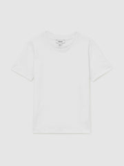 Children & Baby 3-9 yrs Cotton Crew-Neck T-Shirt in White