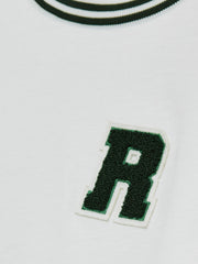 Children & Baby 3-9 yrs Cotton Letter Patch T-Shirt in White