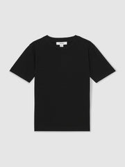Children & Baby 3-9 yrs Cotton Crew-Neck T-Shirt in Black