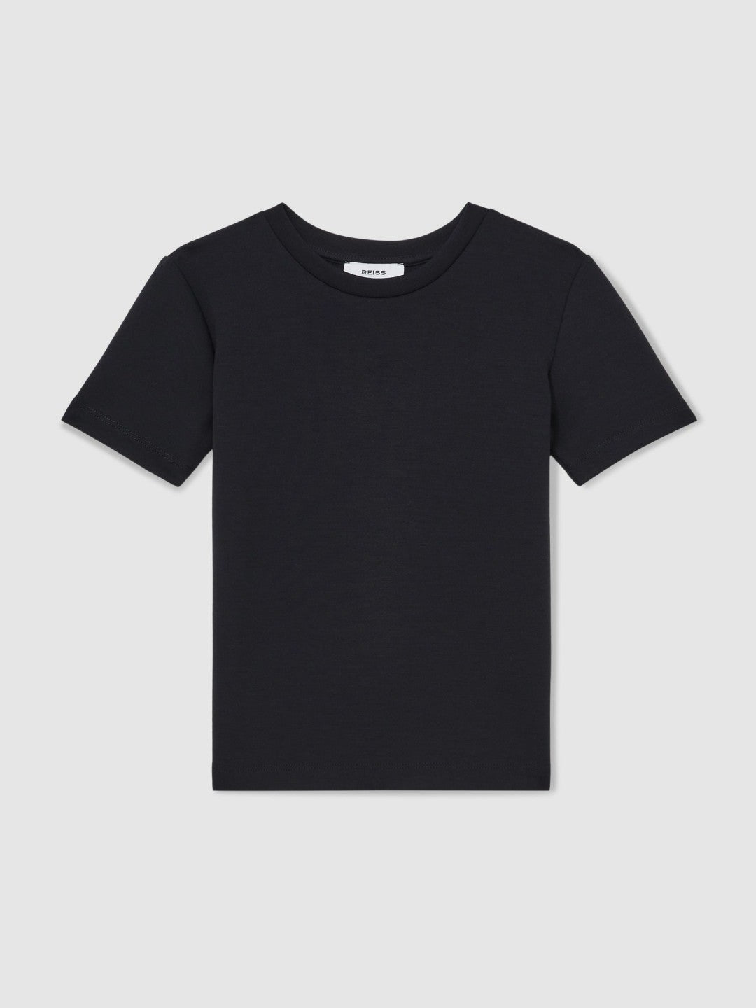 Children & Baby 9-13 yrs Interlock-Jersey Crew-Neck T-Shirt in Navy
