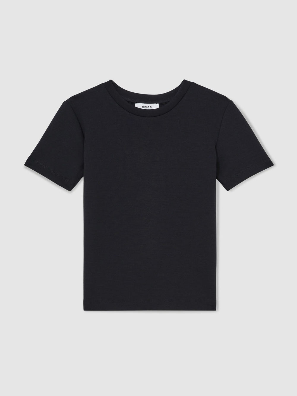 Children & Baby 9-13 yrs Interlock-Jersey Crew-Neck T-Shirt in Navy