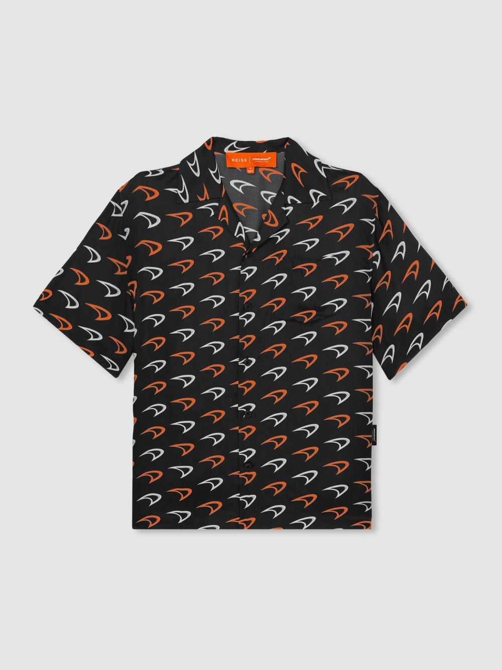 Men McLaren F1 Team Speedmark Logo Shirt in Black