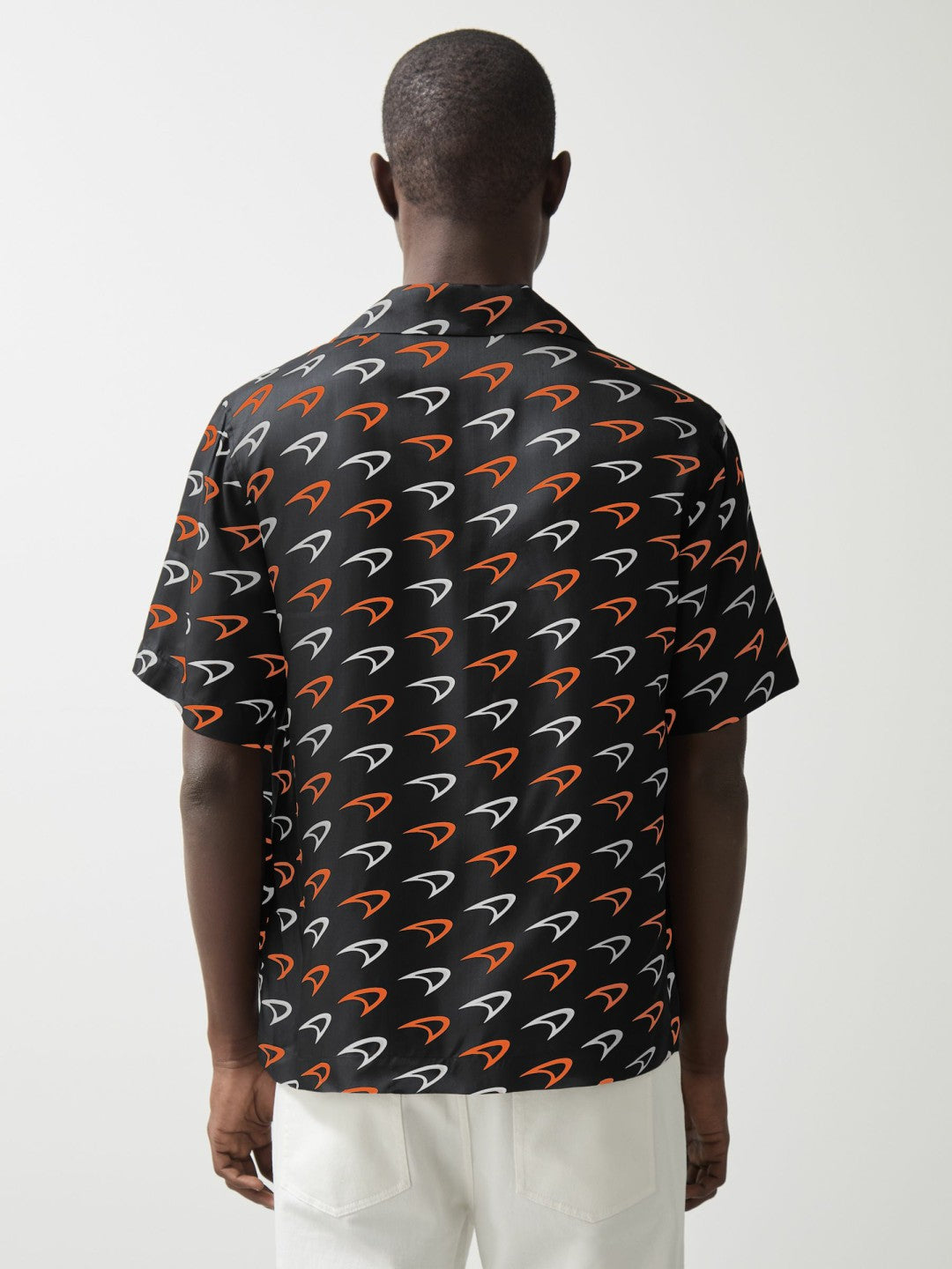 Men McLaren F1 Team Speedmark Logo Shirt in Black