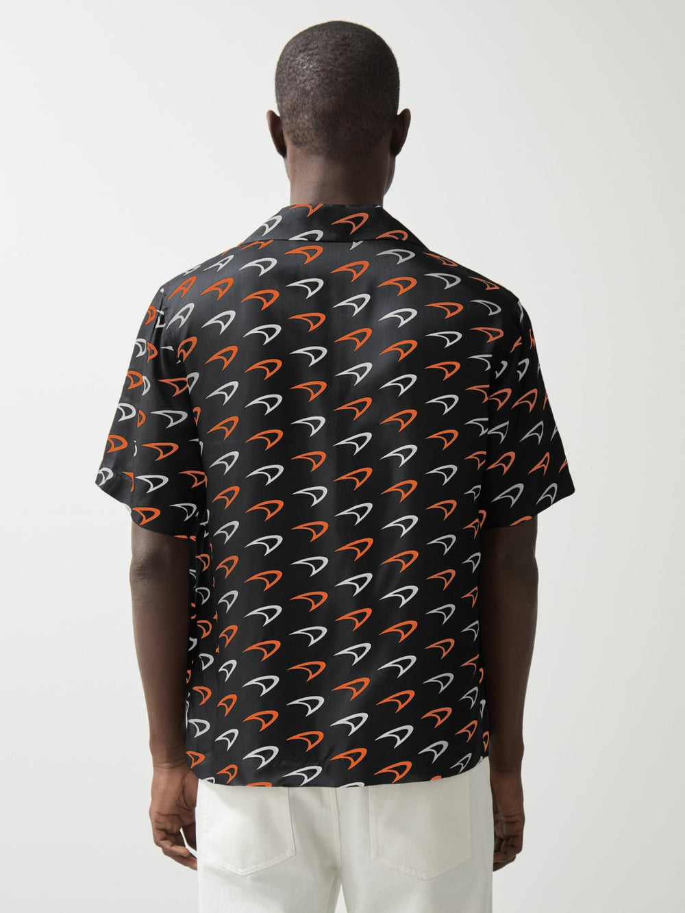 Men McLaren F1 Team Speedmark Logo Shirt in Black