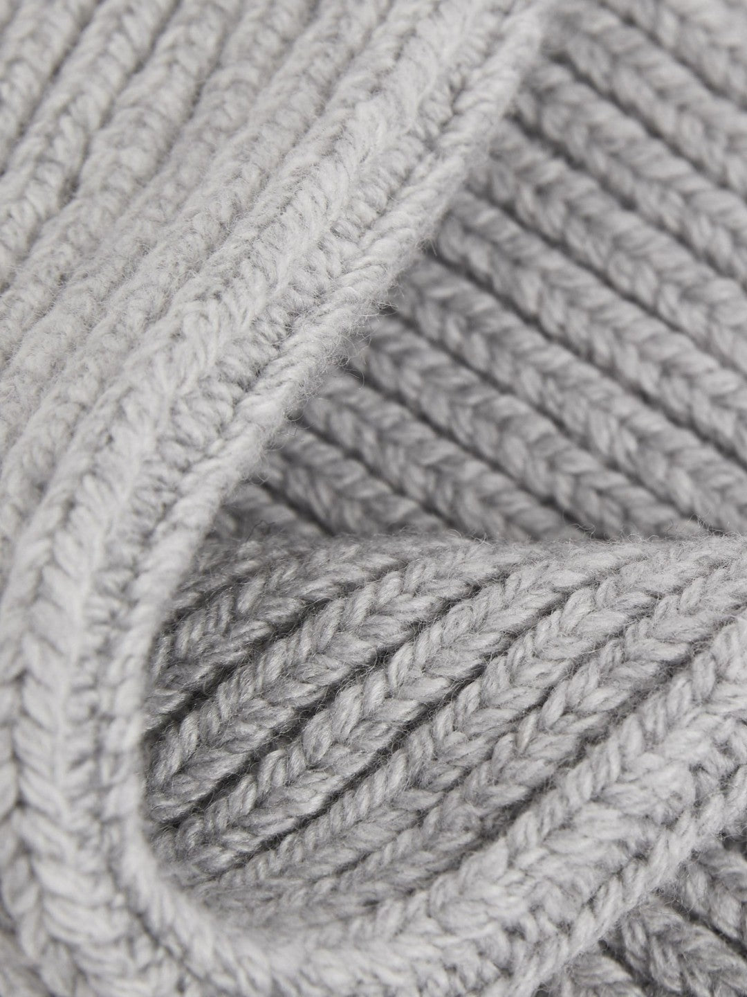 Women Rib-Knit Socks With Cashmere in Grey