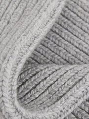 Women Rib-Knit Socks With Cashmere in Grey