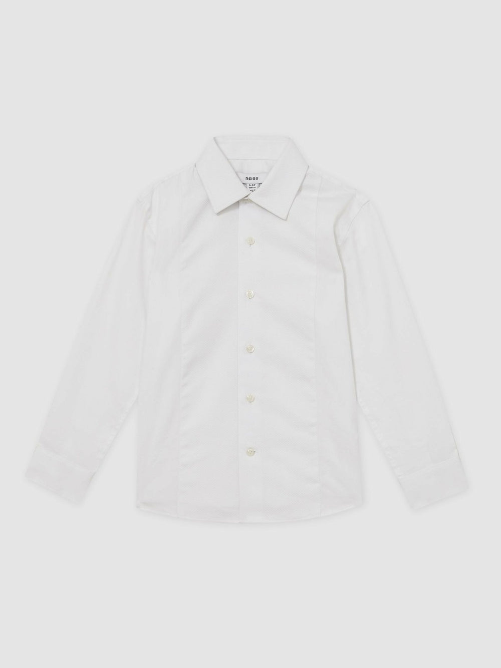 Children & Baby 9-13 yrs Cotton Slim-Fit Dinner Shirt in White