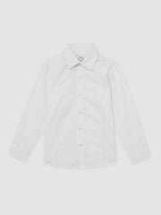 Children & Baby 9-13 yrs Cotton Slim-Fit Dinner Shirt in White