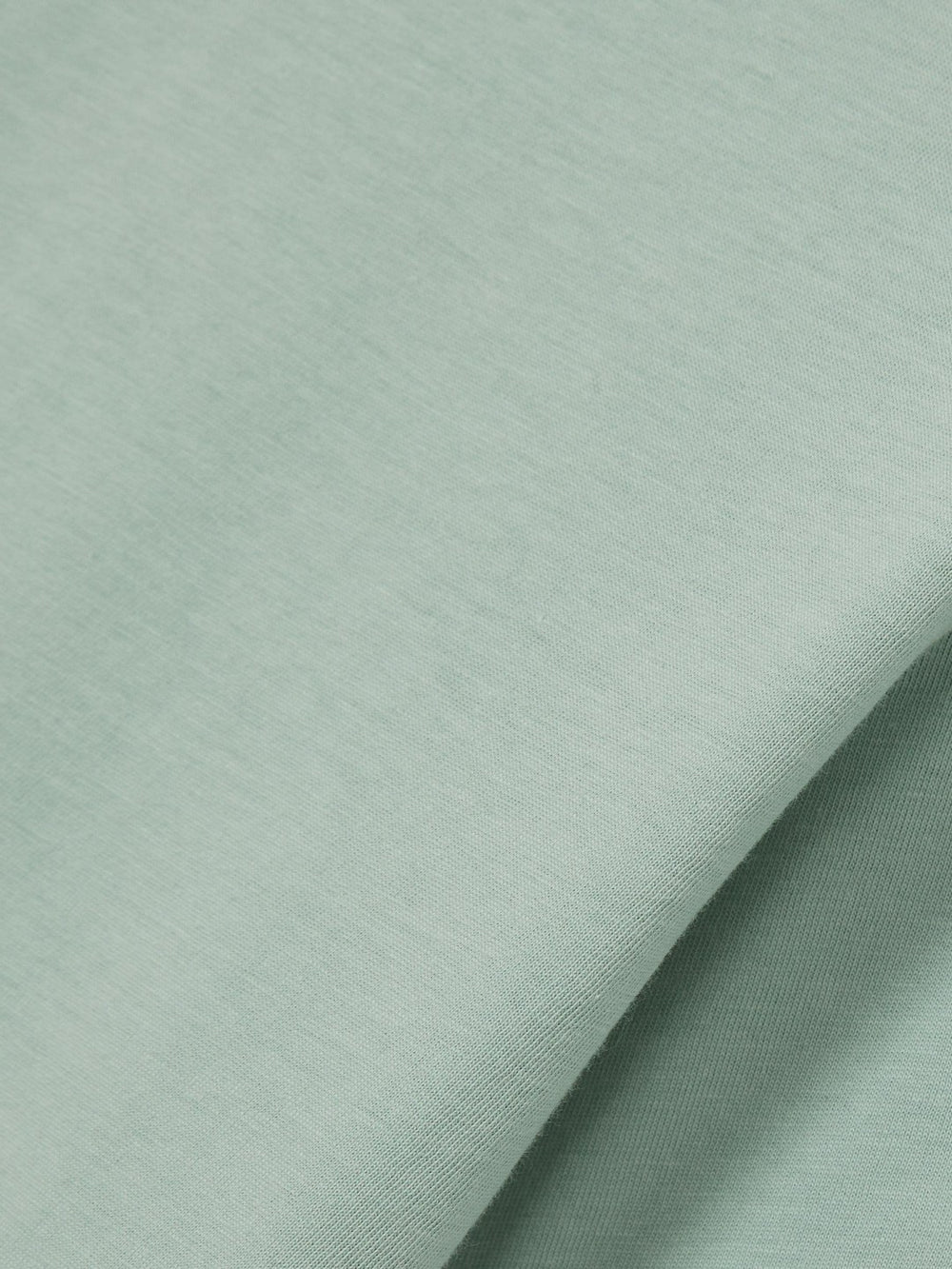 Men Cotton Crew Neck T-Shirt in Mint Green