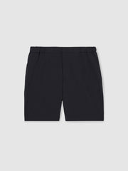 Men Drawstring Chino Shorts in Navy