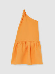 Children & Baby 9-13 yrs One-Shoulder Tiered Dress in Orange