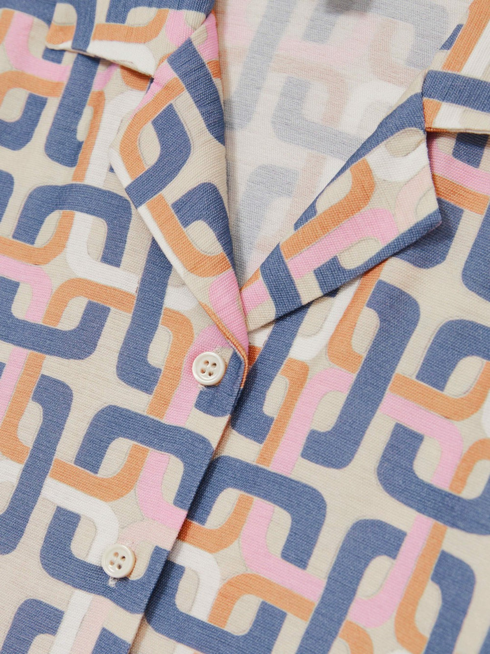 Children & Baby 4-9 yrs Geometric Chain Print Shirt in Multi